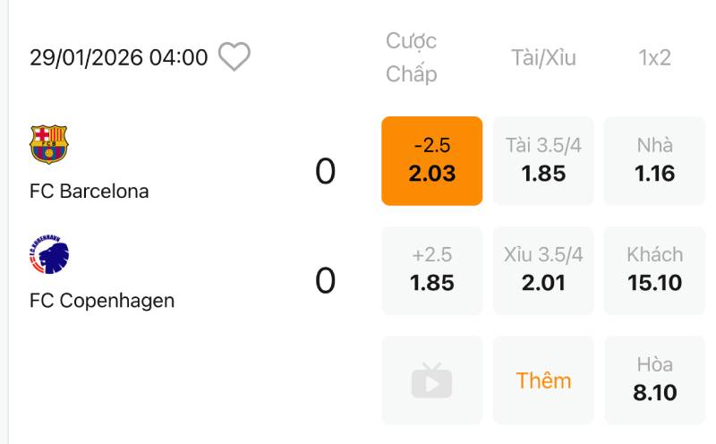 Kinh nghiệm thực tế khi chơi kèo Champions League