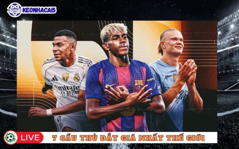 Top 7 Cầu Thủ Đắt Giá Nhất Thế Giới Hiện Nay